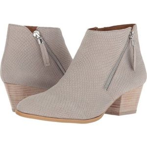 NWT Franco Sarto Garland Grey Ankle Booties